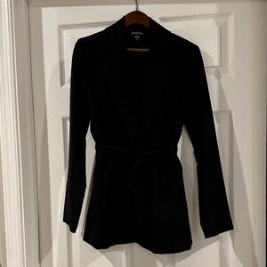 Athleta Endless Black Women's Blazer Jacket tie-waist - Size 0, NWOT